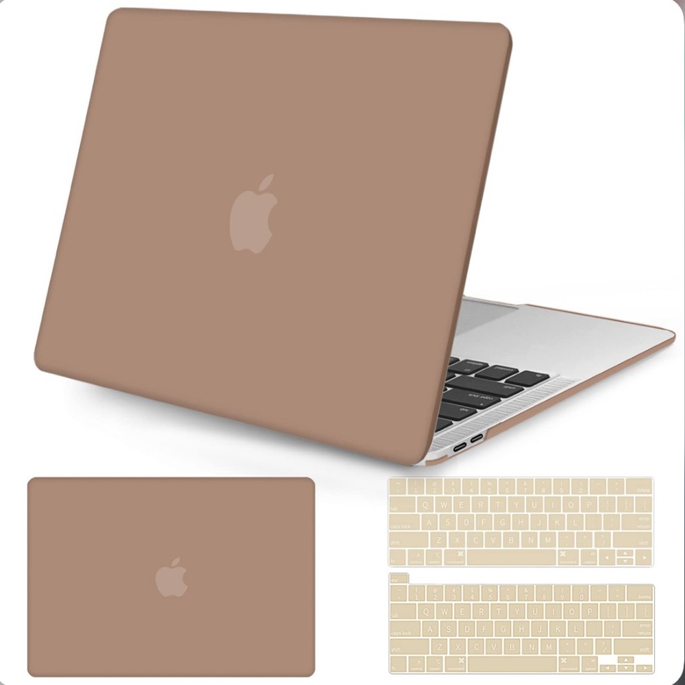 MacBook Pro 13 Brown Laptop Case with Keyboard Cover